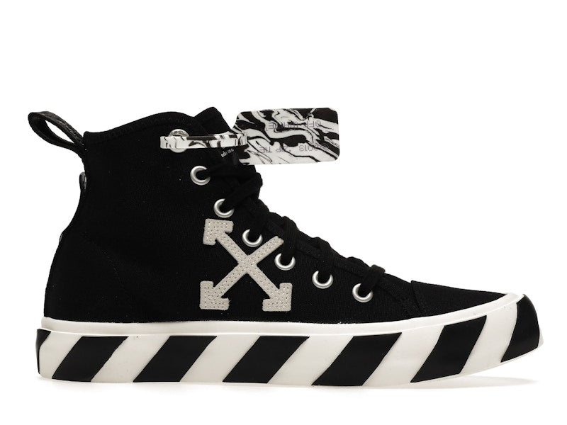 OFF-WHITE Vulcanized Mid Top Black White