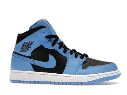 Jordan 1 Mid University Blue Black