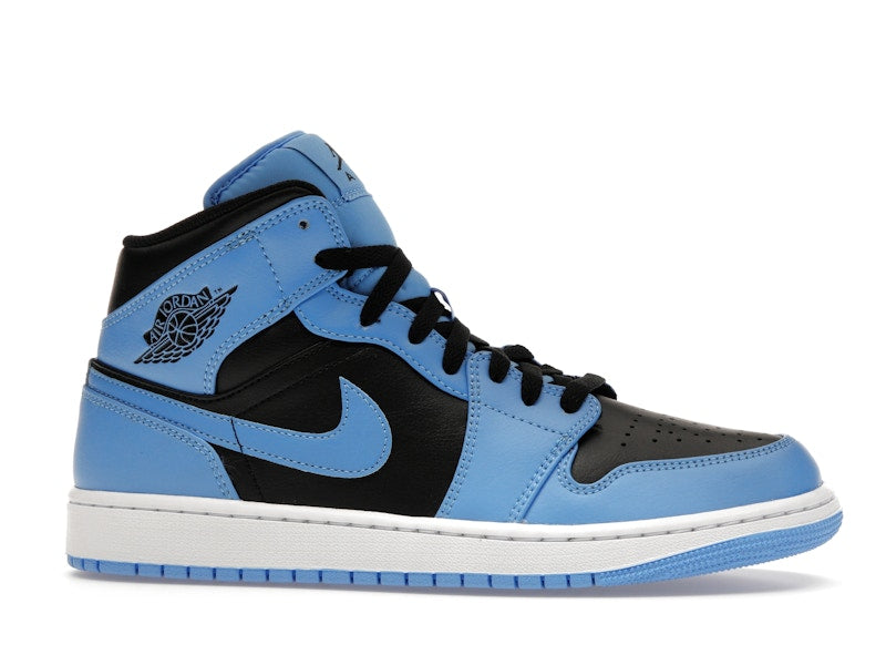 Jordan 1 Mid University Blue Black