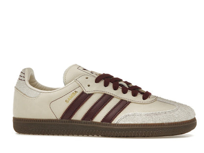 adidas Samba OG Wonder White Maroon (Women's)