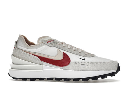 Nike Waffle One SE Sail Pearl White Black Gym Red (Women's)