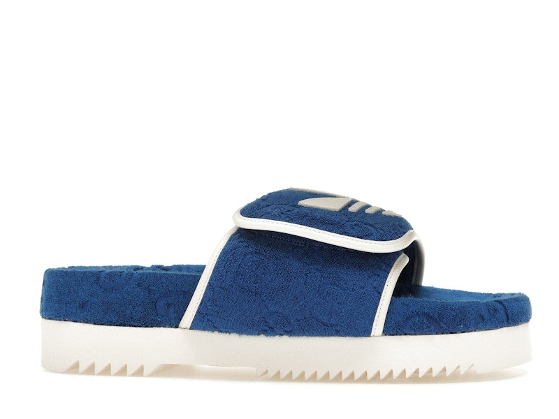 adidas x Gucci GG Platform Sandal Blue
