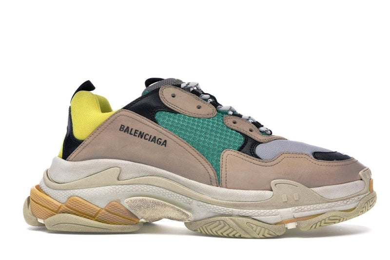 Balenciaga Triple S Beige Green Yellow (2018 Reissue)