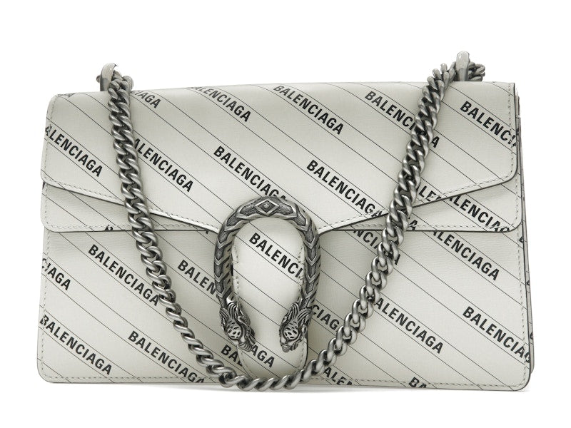Gucci x Balenciaga The Hacker Project Small Dionysus Bag White