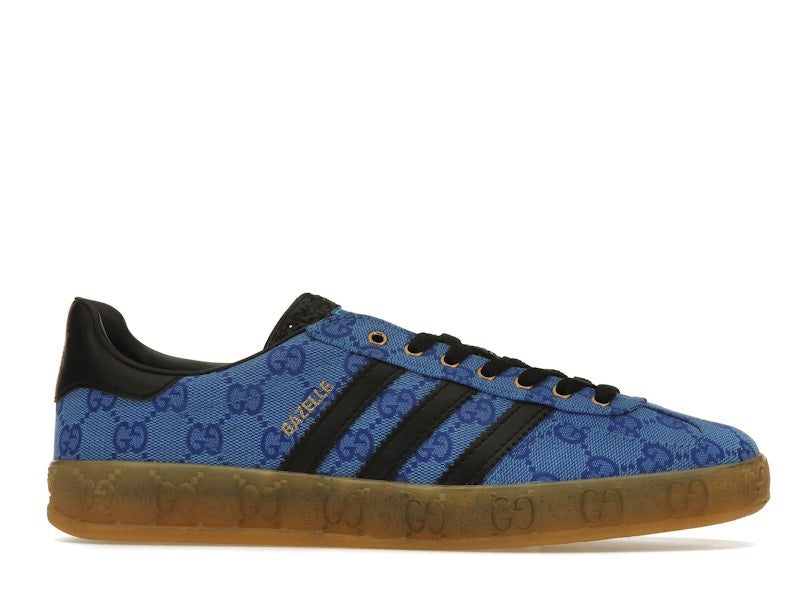adidas x Gucci Gazelle Blue GG Monogram