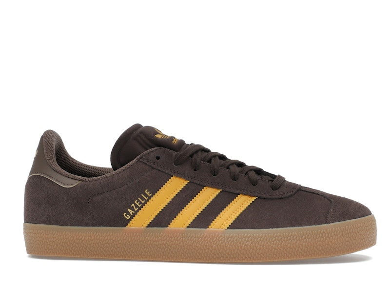 adidas Gazelle ADV Dark Brown Preloved Yellow