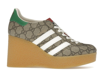 adidas x Gucci Gazelle Wedge Beige GG Monogram (Women's)
