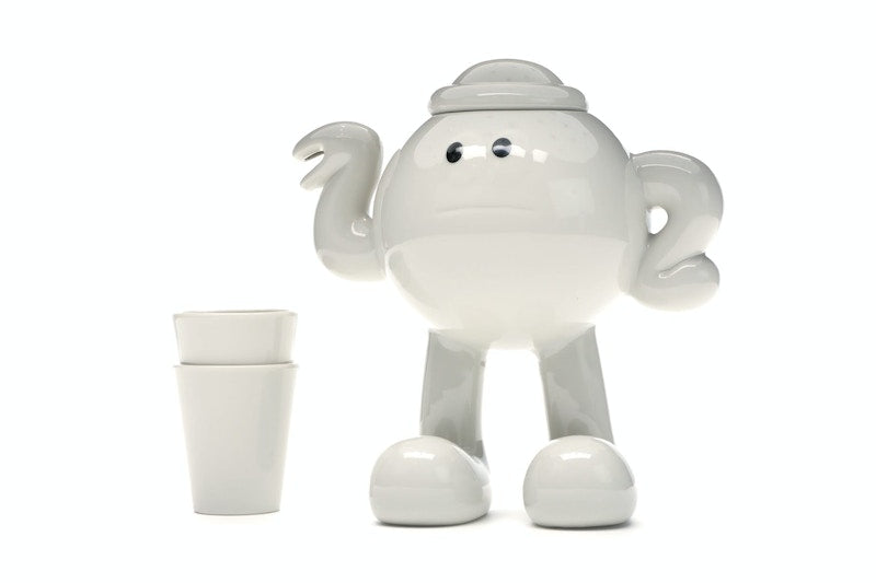 James Jarvis Glazed Porcelain Teapot White
