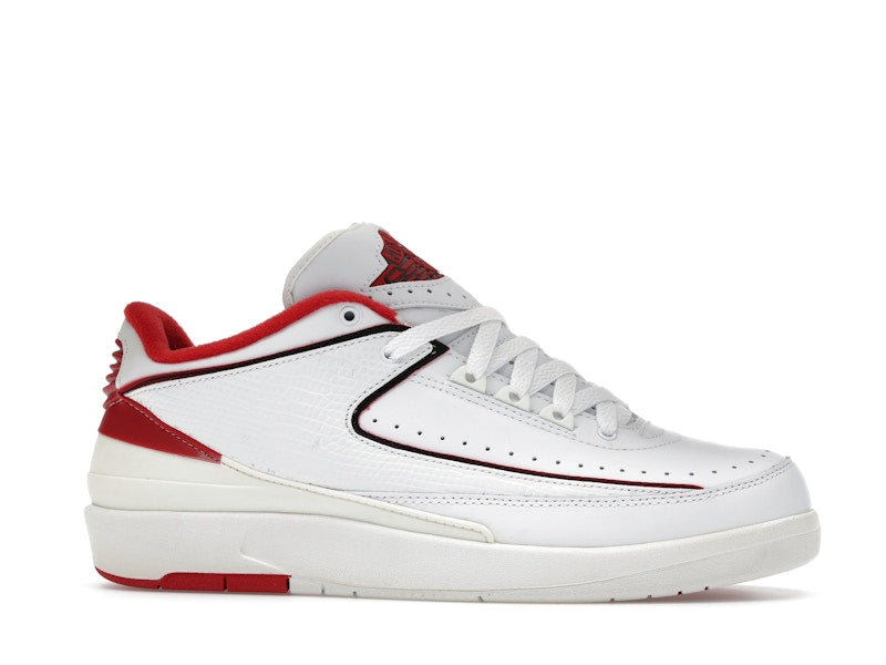 Jordan 2 Retro Low White Varsity Red