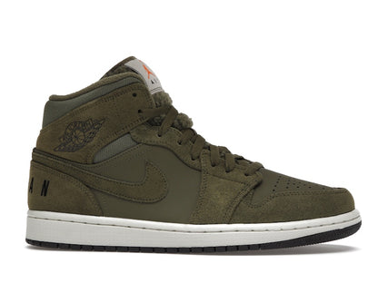 Jordan 1 Mid Olive Canvas (2018)