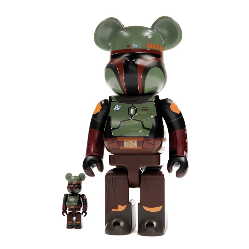 Bearbrick x Star Wars Boba Fett (Recovered Armor) 100% & 400% Set