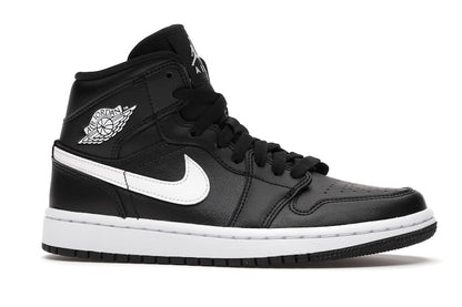 Jordan 1 Mid Black White (Women's)