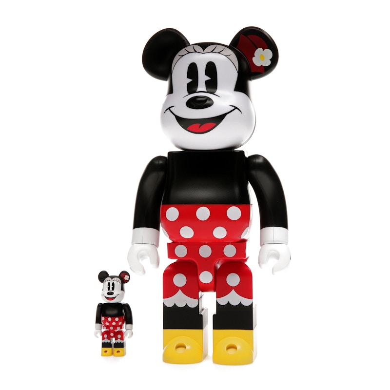 Bearbrick x Disney Minnie Mouse 100% & 400% Set