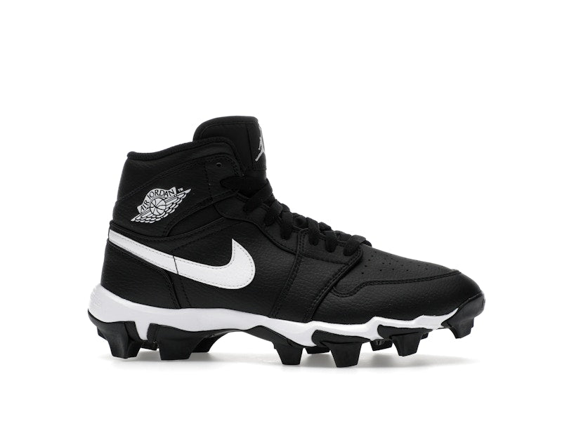 Jordan 1 Mid Cleat Black White (GS)