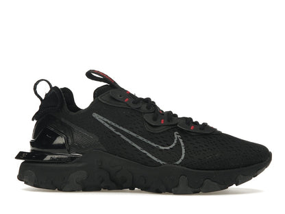 Nike React Vision Black Grey Swoosh