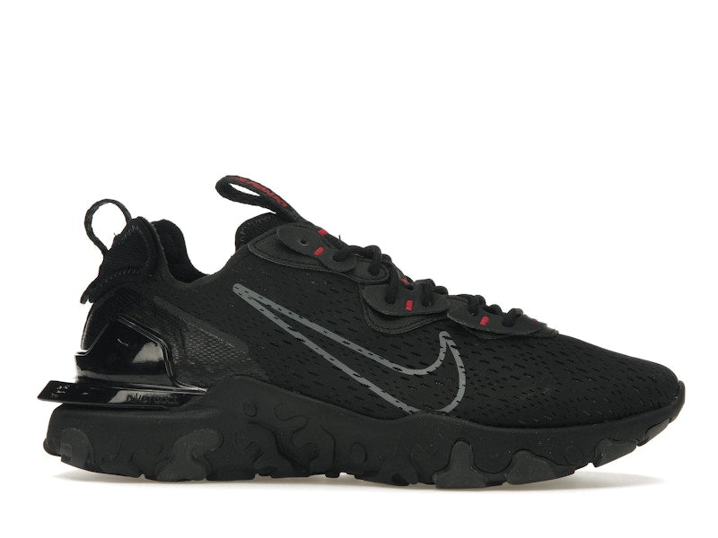 Nike React Vision Black Grey Swoosh