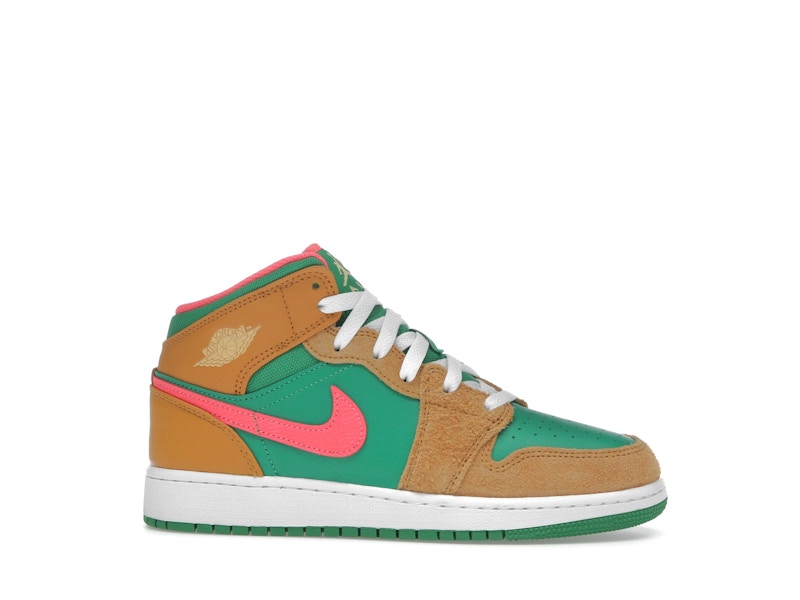 Jordan 1 Mid SE Chutney Lucky Green (GS)