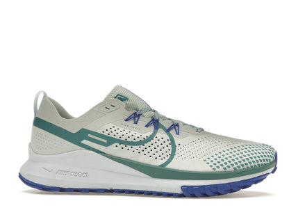Nike React Pegasus Trail 4 Light Silver Racer Blue Football Grey Mineral Teal