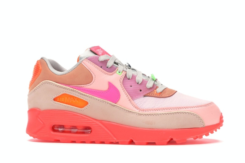Nike Air Max 90 PRM Platinum Crimson/Bright Purple (Women's)