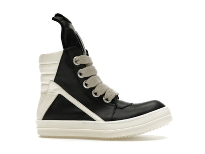 Rick Owens GeoBasket Oversized Eylet Black Milk