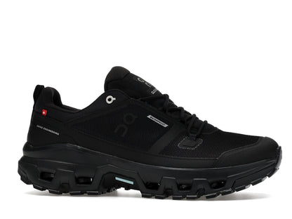 On Running Cloudrock Low Waterproof All Black