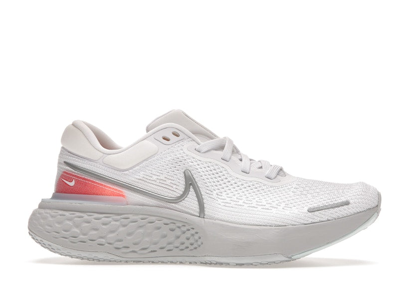Nike ZoomX Invincible Run Flyknit White Pure Platinum Chile Red
