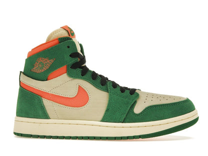 Jordan 1 High Zoom Air CMFT 2 Pine Green Orange Blaze (Women's)