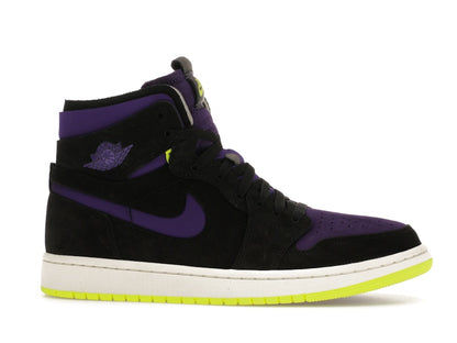 Jordan 1 High Zoom Air CMFT Black Court Purple Lemon Venom (Women's)