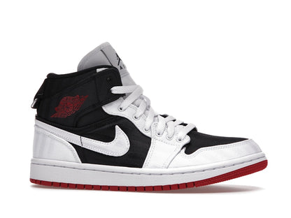 Jordan 1 Mid SE Utility Canvas White Black Gym Red (Women's)