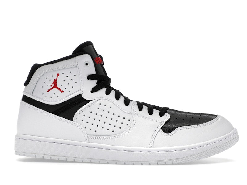 Jordan Access White Black University Red