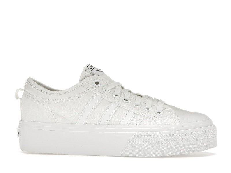 adidas Nizza Platform Triple White (Women's)
