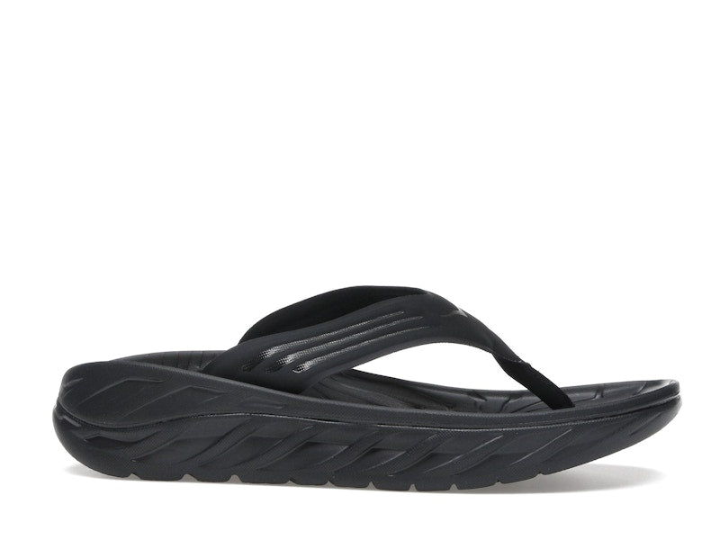 Hoka One One Ora Recovery Flip Black Dark Gull Grey