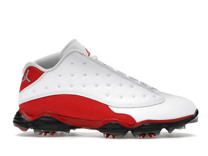 Jordan 13 Retro Golf Cleat White Red