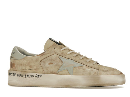 Golden Goose Stardan White Vintage Light Blue
