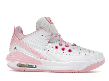 Jordan Max Aura 5 White Fierce Pink Medium Soft Pink (GS)