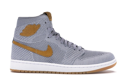 Jordan 1 Retro High Flyknit Wolf Grey