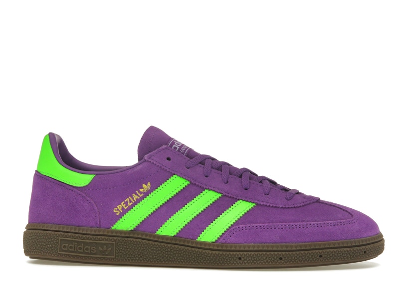 adidas Handball Spezial Elastic Active Purple Solar Green (Women's)