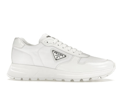 Prada PRAX 01 Sneakers Re-Nylon Brushed Leather White White