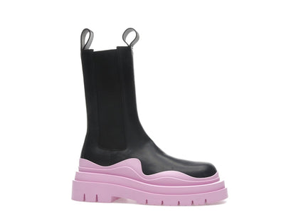 Bottega Veneta Tire Chelsea Boot Black Gloss (Women's)