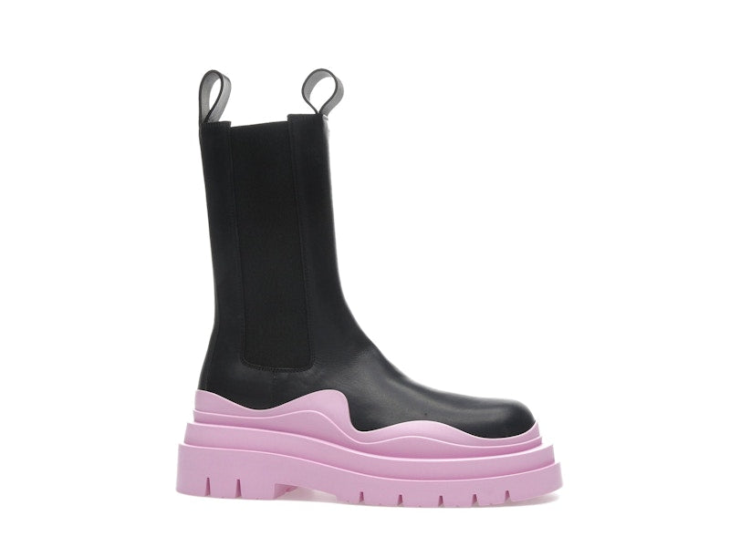 Bottega Veneta Tire Chelsea Boot Black Gloss (Women's)