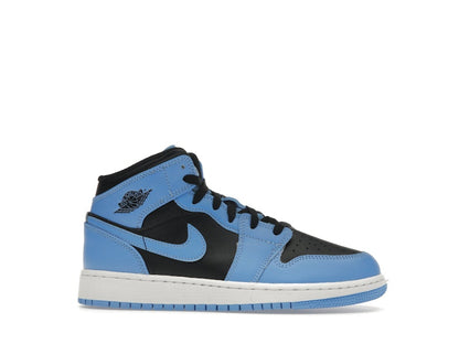 Jordan 1 Mid University Blue Black (GS)