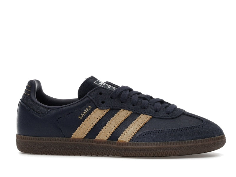 adidas Samba OG Shadow Navy Golden Beige