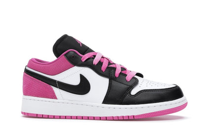 Jordan 1 Low Black Active Fuchsia (GS)