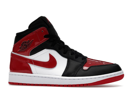 Jordan 1 Mid SE Patent Bred Toe