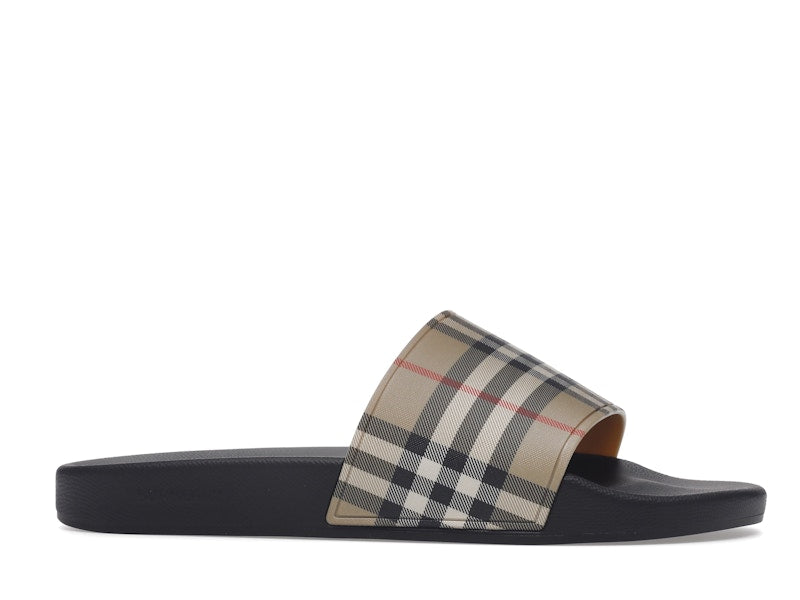 Burberry Vintage Check Slides Archive Beige