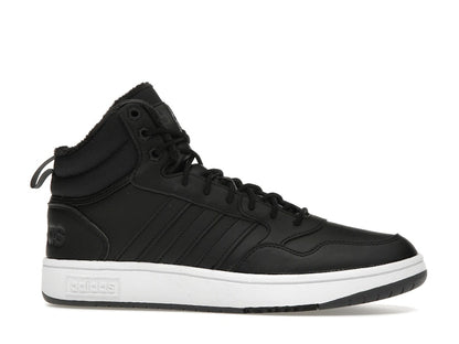 adidas Hoops 3.0 Mid Classic Fur Lining Winterized Core Black Cloud White