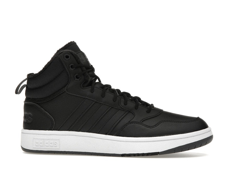 adidas Hoops 3.0 Mid Classic Fur Lining Winterized Core Black Cloud White
