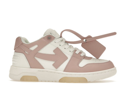 OFF-WHITE Out Of Office "OOO" Low Tops White Pink (Women's)