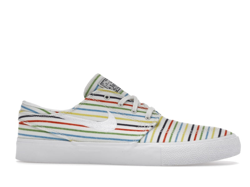 Nike SB Zoom Stefan Janoski Canvas Multi-Color Pinstripes