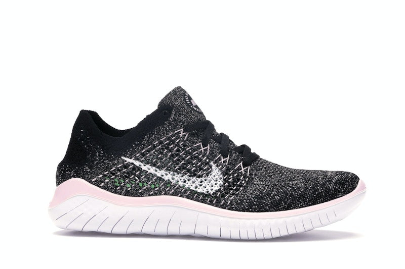 Nike Free RN Flyknit 2018 Black Pink Foam (Women's)